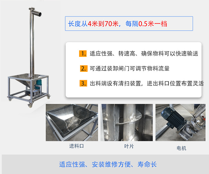 螺旋上料機(jī)優(yōu)勢(shì)